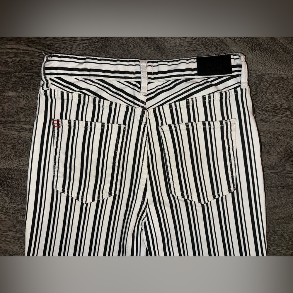 BDG Urban Outfitters Kick Flare High Rise Cropped Pants (Striped, Size 29) - Picture 7 of 9